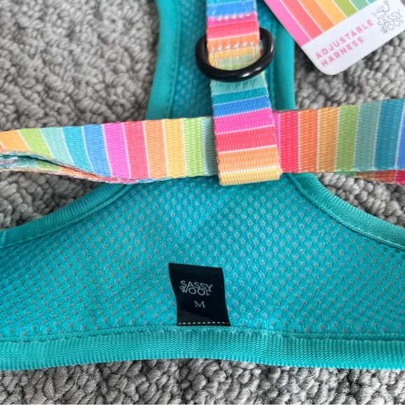COPY - Sassy Woof Adjustable Dog Harness - Sassy Stripes - Picture 3 of 4